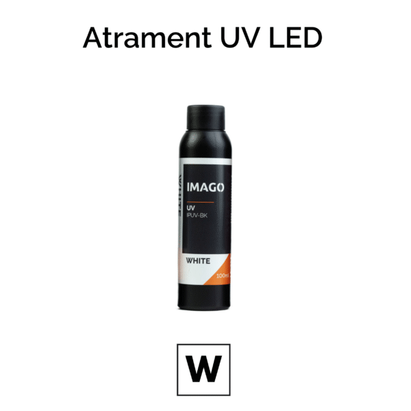 UV ink LED WHITE 100 ml or 250 ml