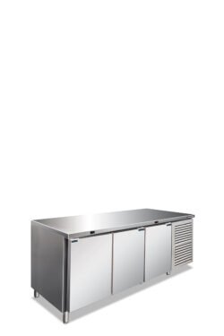 Stainless steel commercial kitchen counter