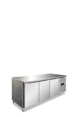 Stainless steel commercial kitchen counter